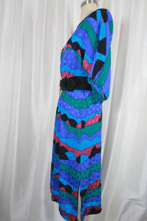 Kappi Geometric Dress Size L