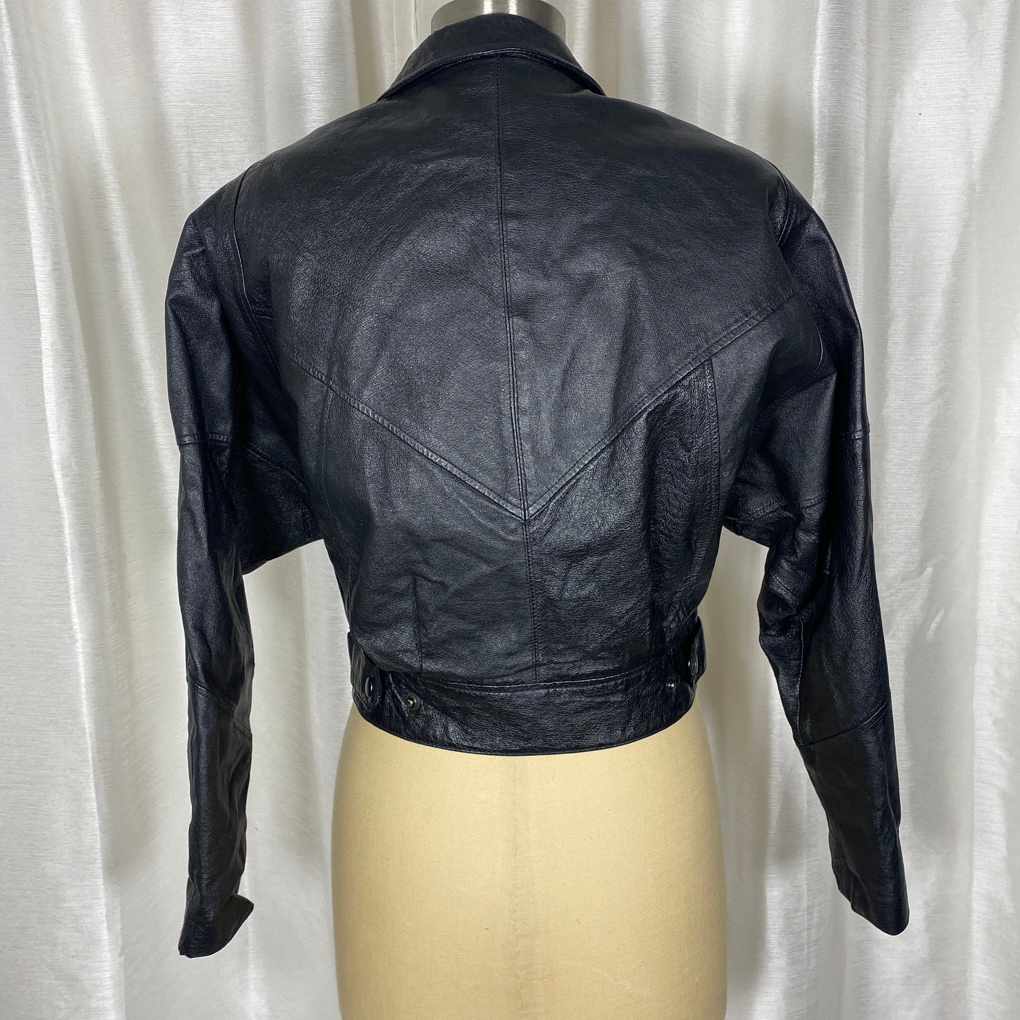 Jay Jacobs Vintage Cropped Leather Jacket - S/M