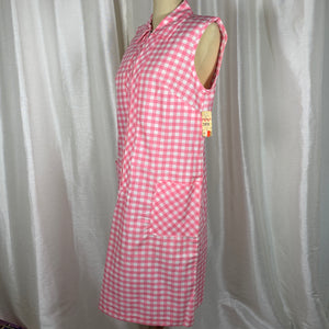 Vintage Checkered Dress / medium