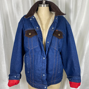 Vintage Key Imperial Denim/Sherpa coat unisex - L