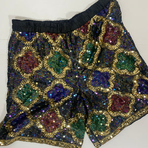 Deadstock vintage sequin beaded shorts - L