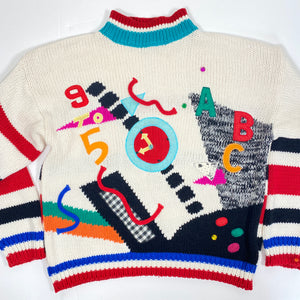 Evian Vintage 9-5 sweater - M